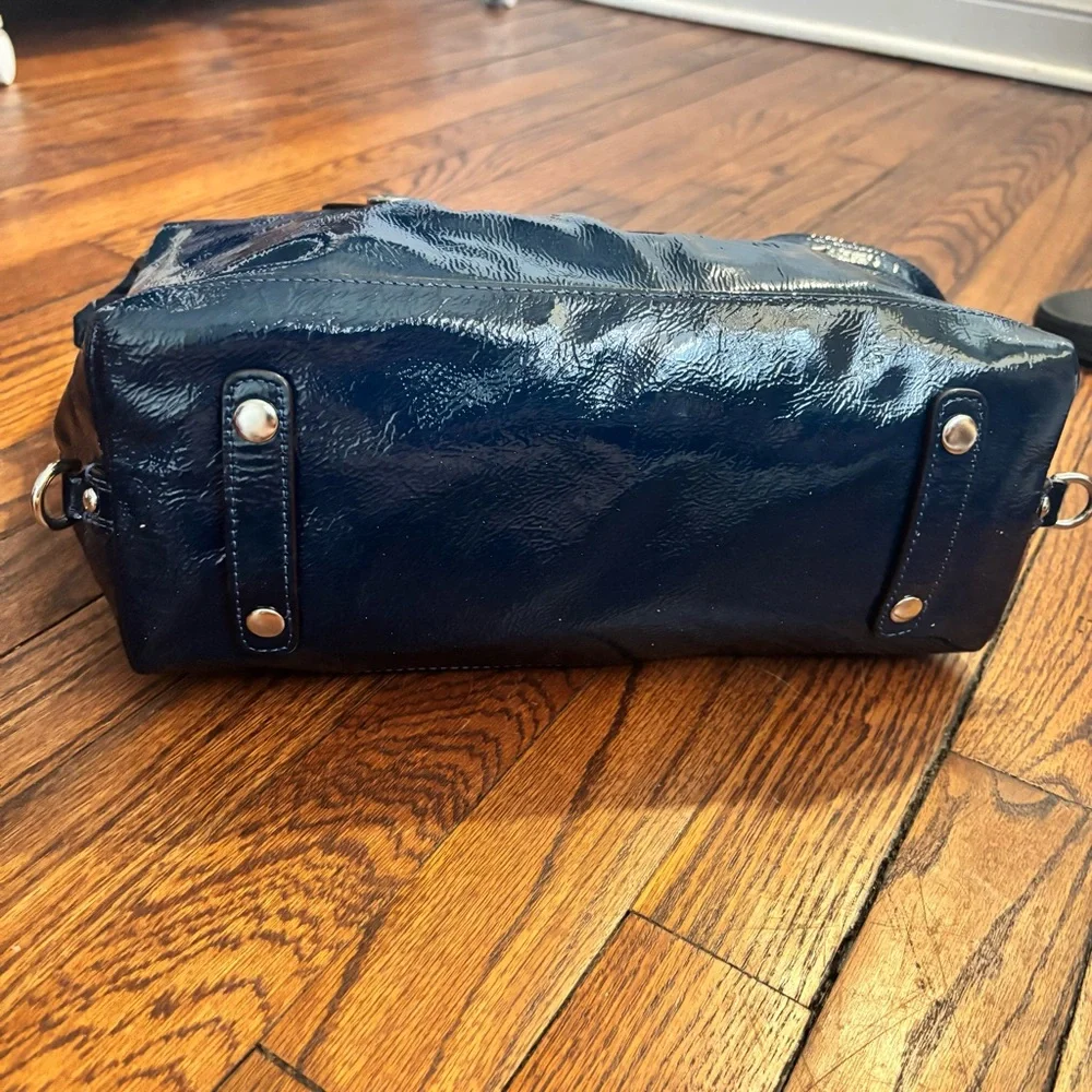 Coach Madison Patent Leather Sabrina Large Satchel - Picture 4 of 11